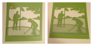 green layers collage