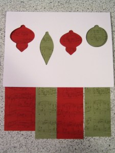 Diecut Ornaments with Background